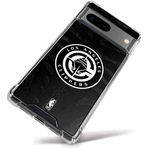 NBA LA Clippers Animal Print Google Pixel 8 Clear Case